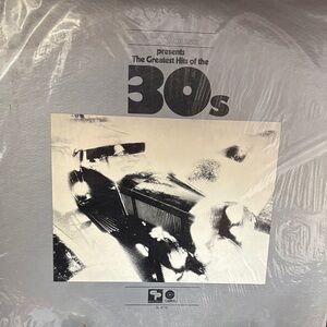 Vintage 30s Greatest Hits Vinyl Record